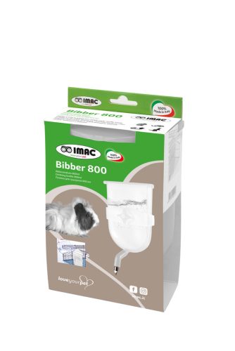 IMAC BIBBER RÁGCSÁLÓITATÓ CSEPEGÉSMENTES 800 ml 12X6,5X19CM